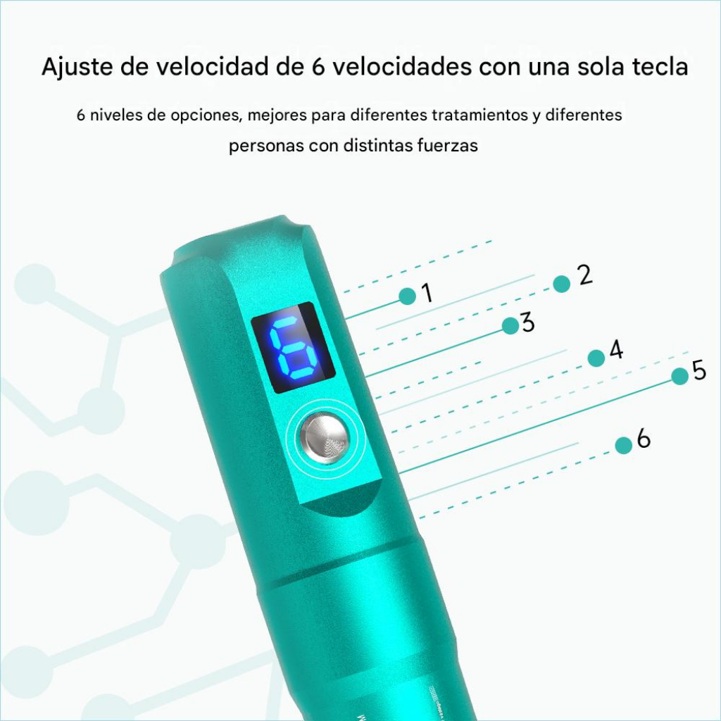 Dr. Pen A6S Microneedling Profesional con Tecnología Digital y Doble Batería™