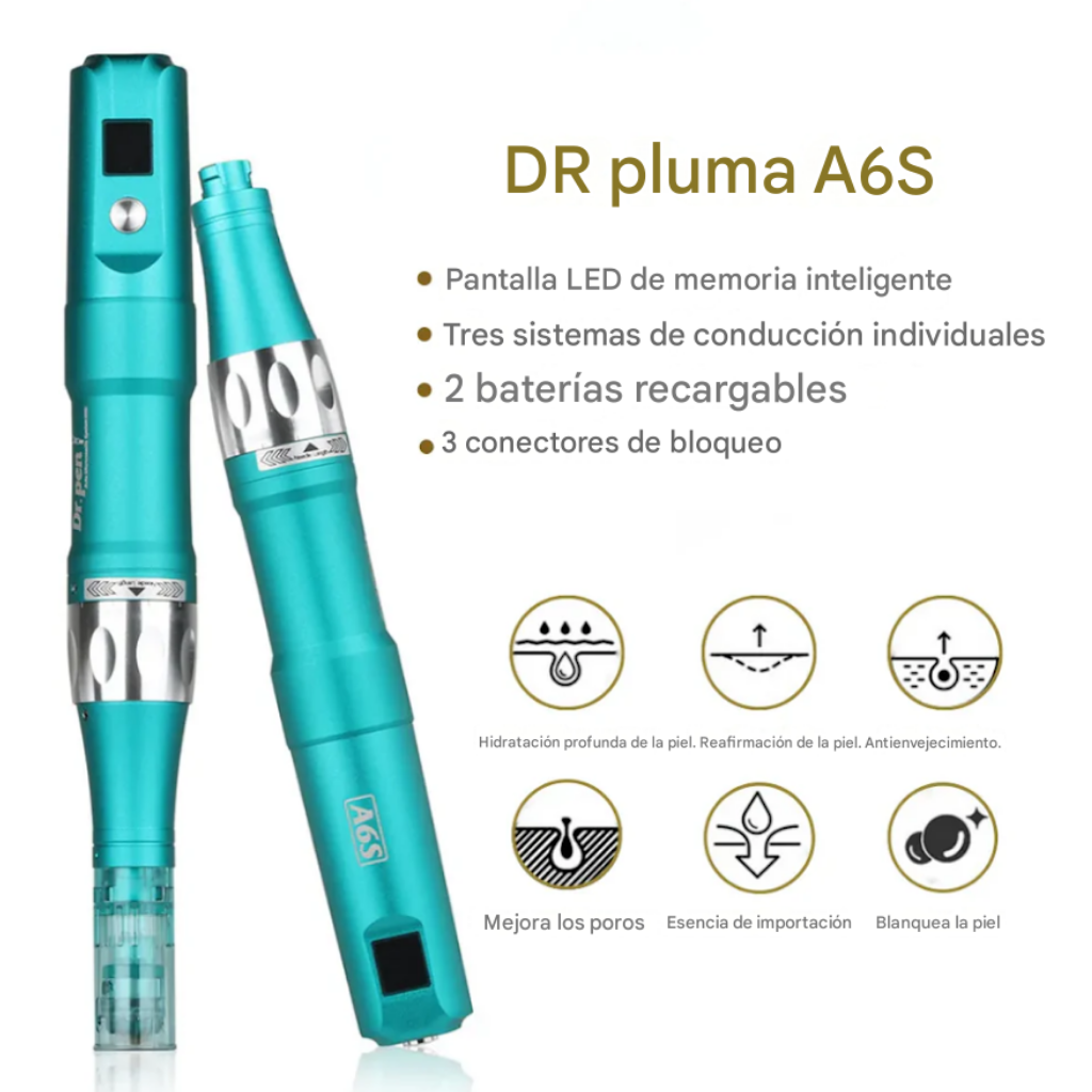 Dr. Pen A6S Microneedling Profesional con Tecnología Digital y Doble Batería™