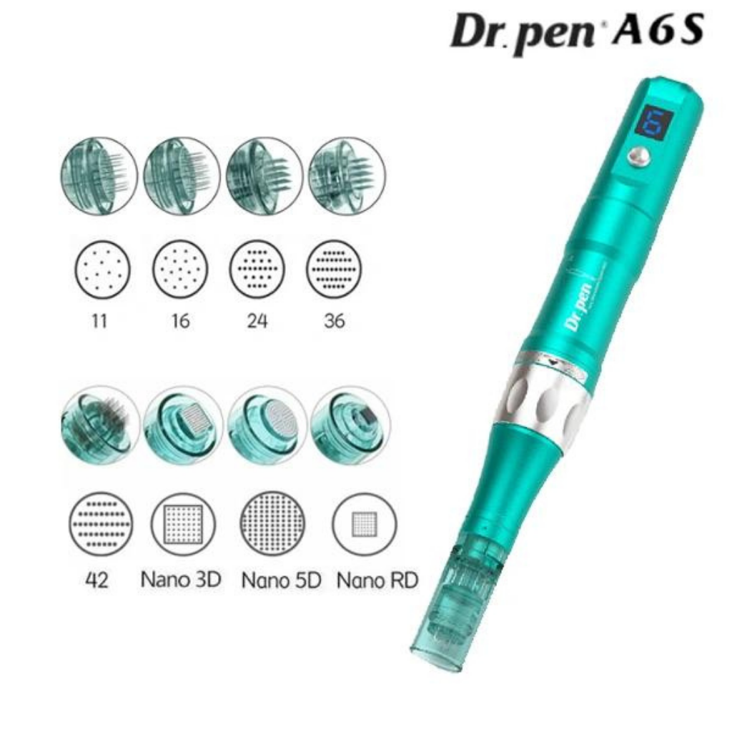 Dr. Pen A6S Microneedling Profesional con Tecnología Digital y Doble Batería™