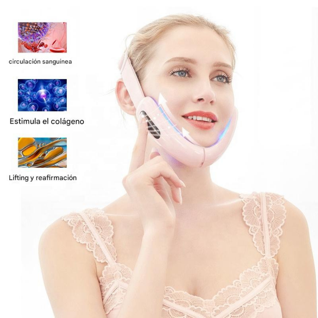 47 Reductor Facial de Papada y Cachetes Adelgazador Facial Profesional™