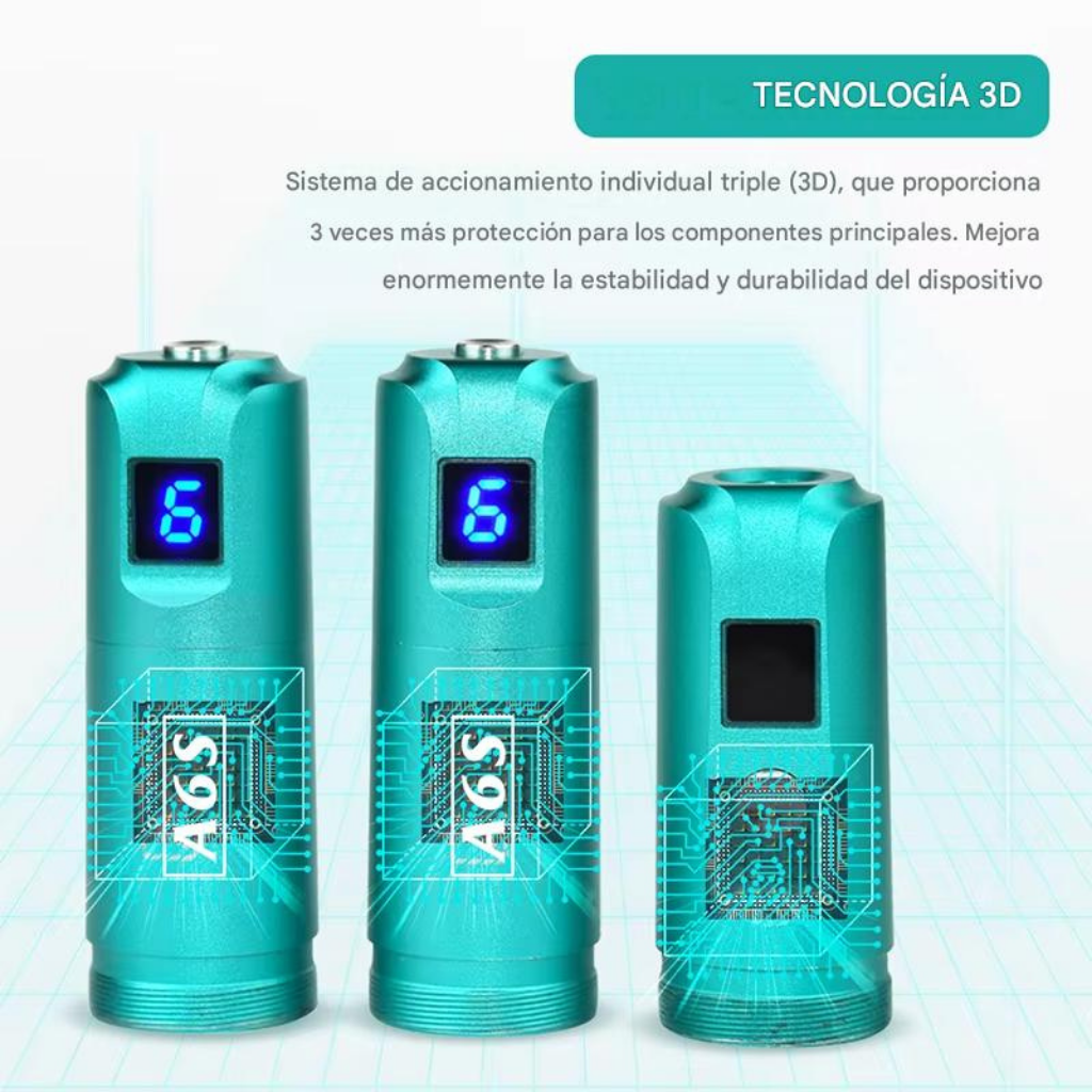 Dr. Pen A6S Microneedling Profesional con Tecnología Digital y Doble Batería™