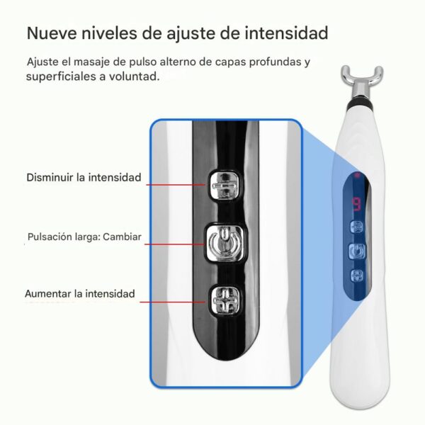 Pluma de Acupuntura Portátil Alivio Natural e Inmediato del Dolor Muscular Estimula, Relaja Músculos, Reduce Estrés™