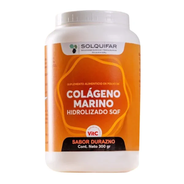 Colágeno Marino Hidrolizado SQF Sabor Uva 300 Gr🍇™