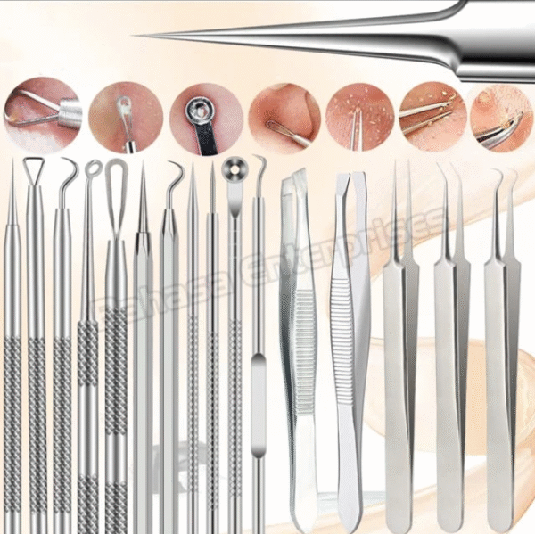 Kit Facial Pro 16 Pzs – Acero Inoxidable™