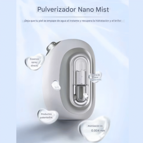 Inyector de oxígeno portátil con infusor de suero a base de agua NANO NIEBLA FACIAL™