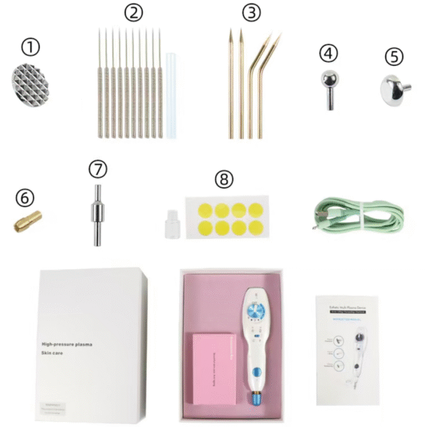 Kit Completo Repuesto P/ Plasma Fibroblast Pen Profesional®