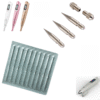 x25 Agujas Finas Plasma Pen Original 20 Finas 3 Gruesas + 2 Seguros