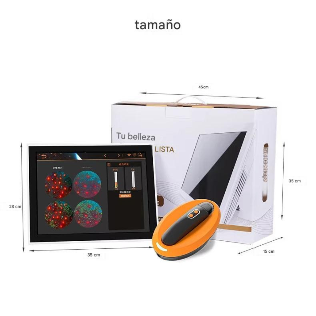 Analizador Inteligente de Piel Facial con IA y Pantalla Táctil™
