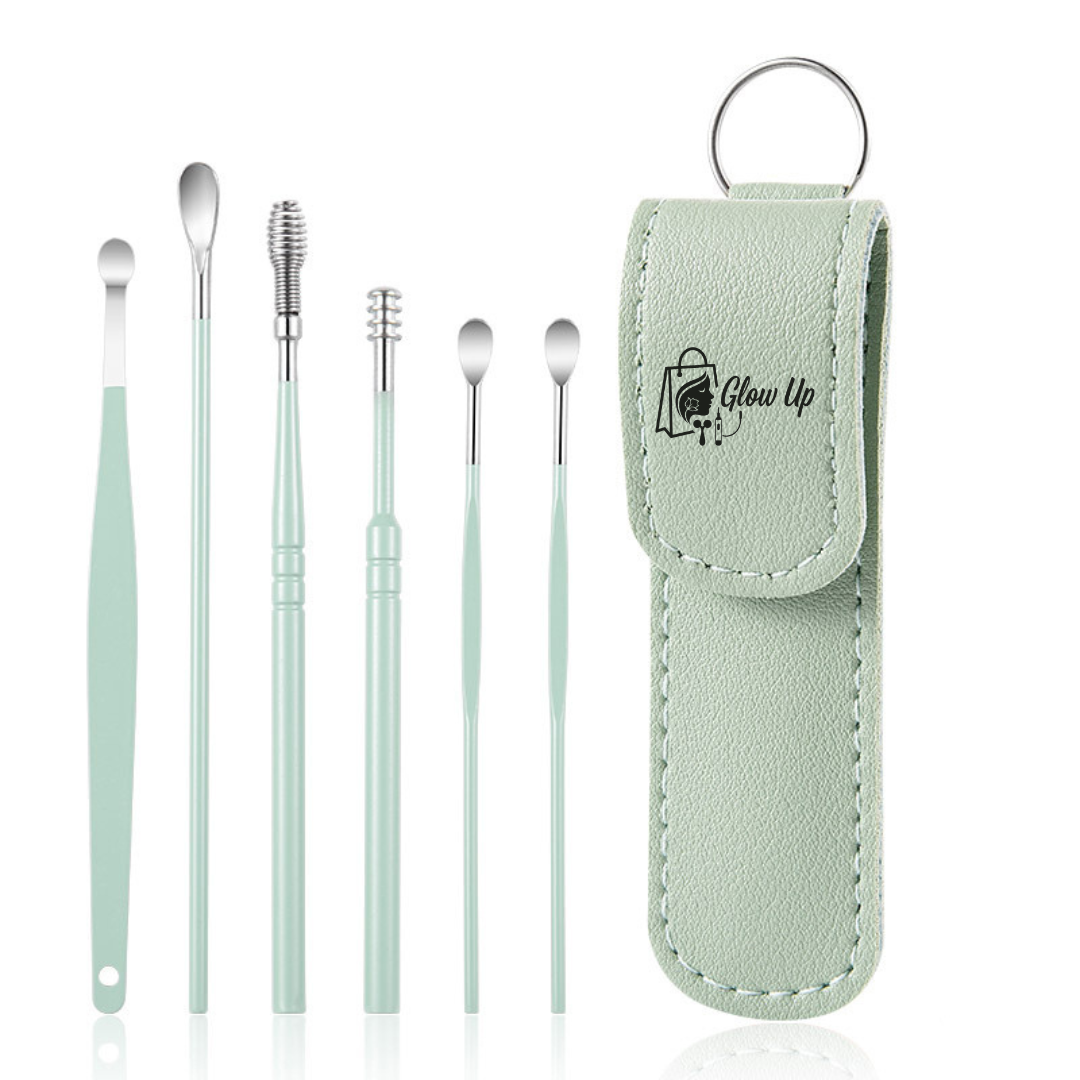 12 Set Limpiador de oídos de Acero Inox™