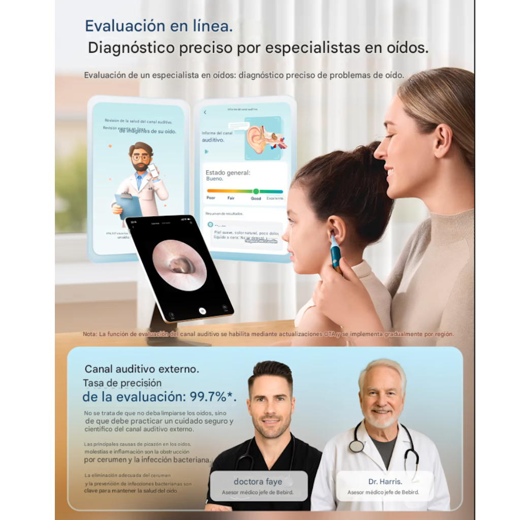 Otoscopio Inteligente Bebird EarSight Ultra™