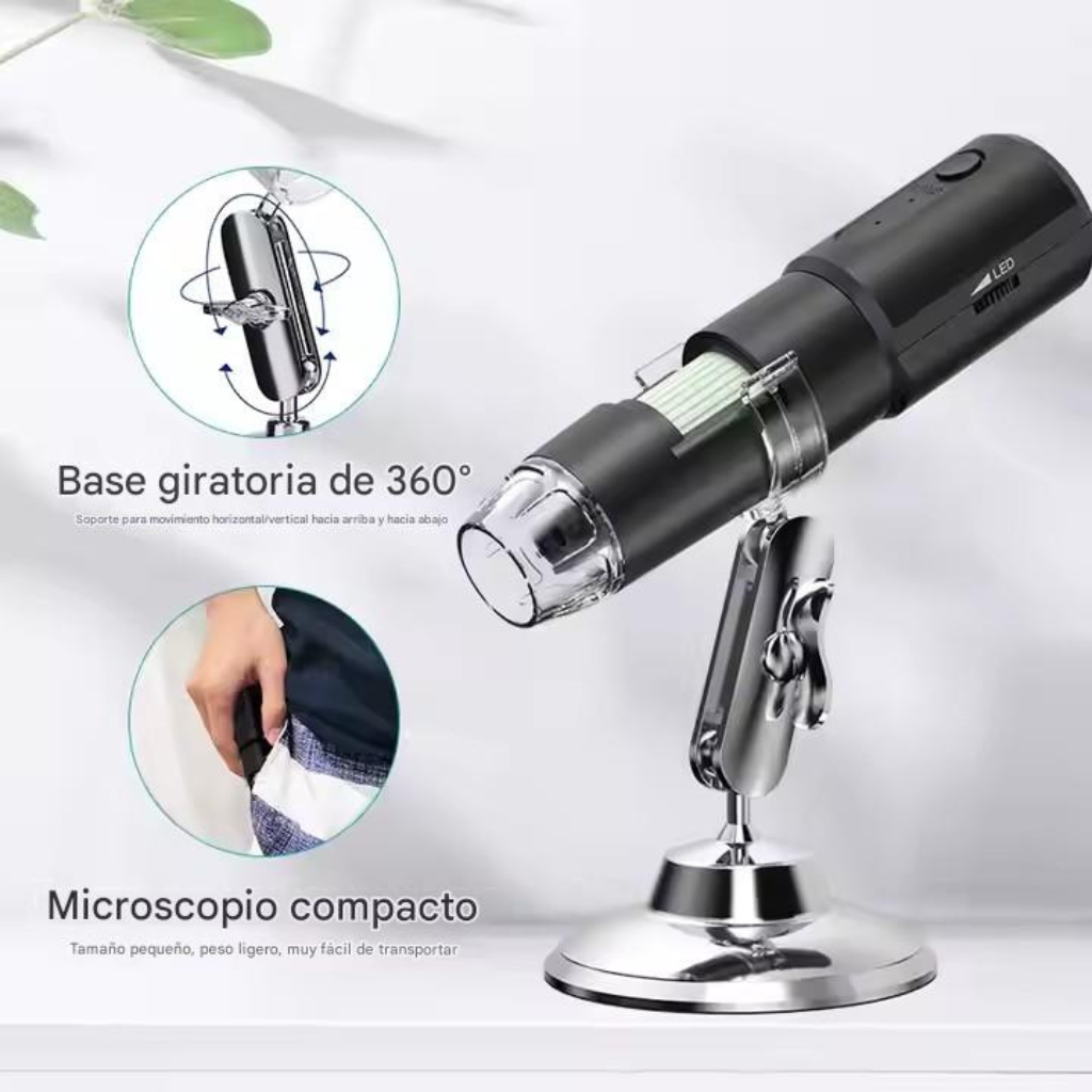 Dermatoscopio / Tricoscopio Digital WiFi Profesional DM023A-NC™