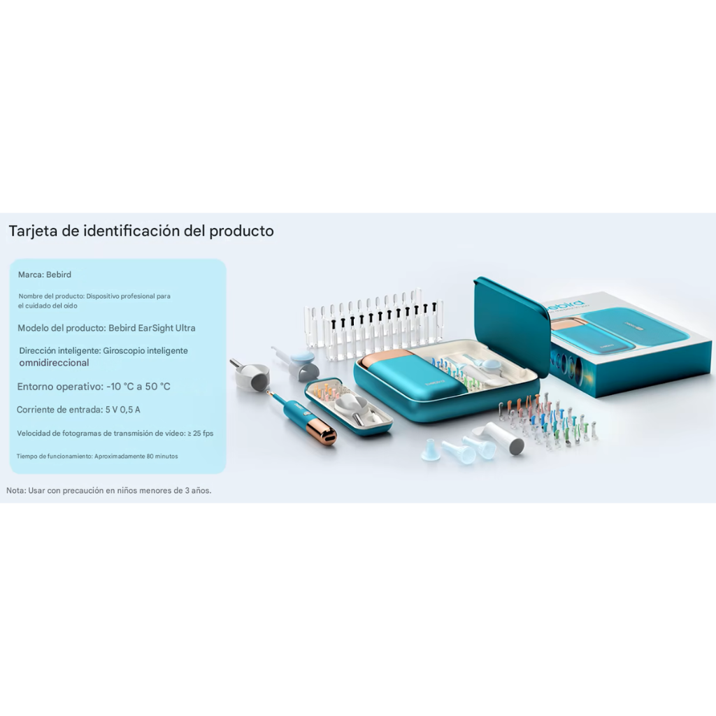 Otoscopio Inteligente Bebird EarSight Ultra™