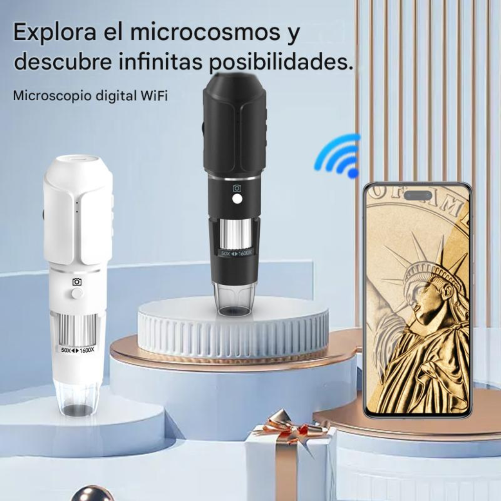 Dermatoscopio / Tricoscopio Digital WiFi Profesional DM023A-NC™