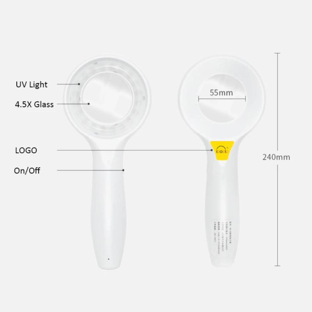 Lámpara Médica de Wood UV Profesional  GlowUp IBOOLO DE-315™