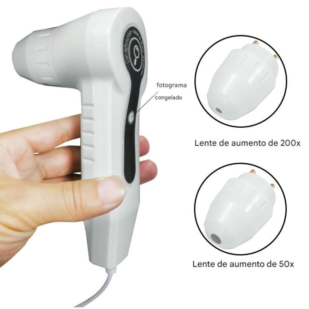 Analizador Profesional de Cabello y Cuero Cabelludo 4 Espectros BD-152A™