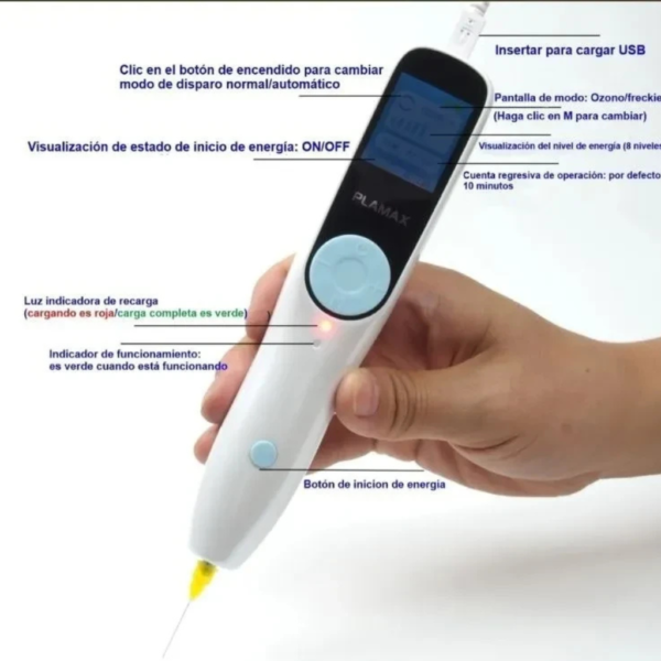 PLASMA PEN CON OZONO 2 EN 1 PLAMAX(TM)
