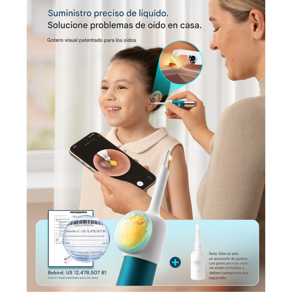 Otoscopio Inteligente Bebird EarSight Ultra™