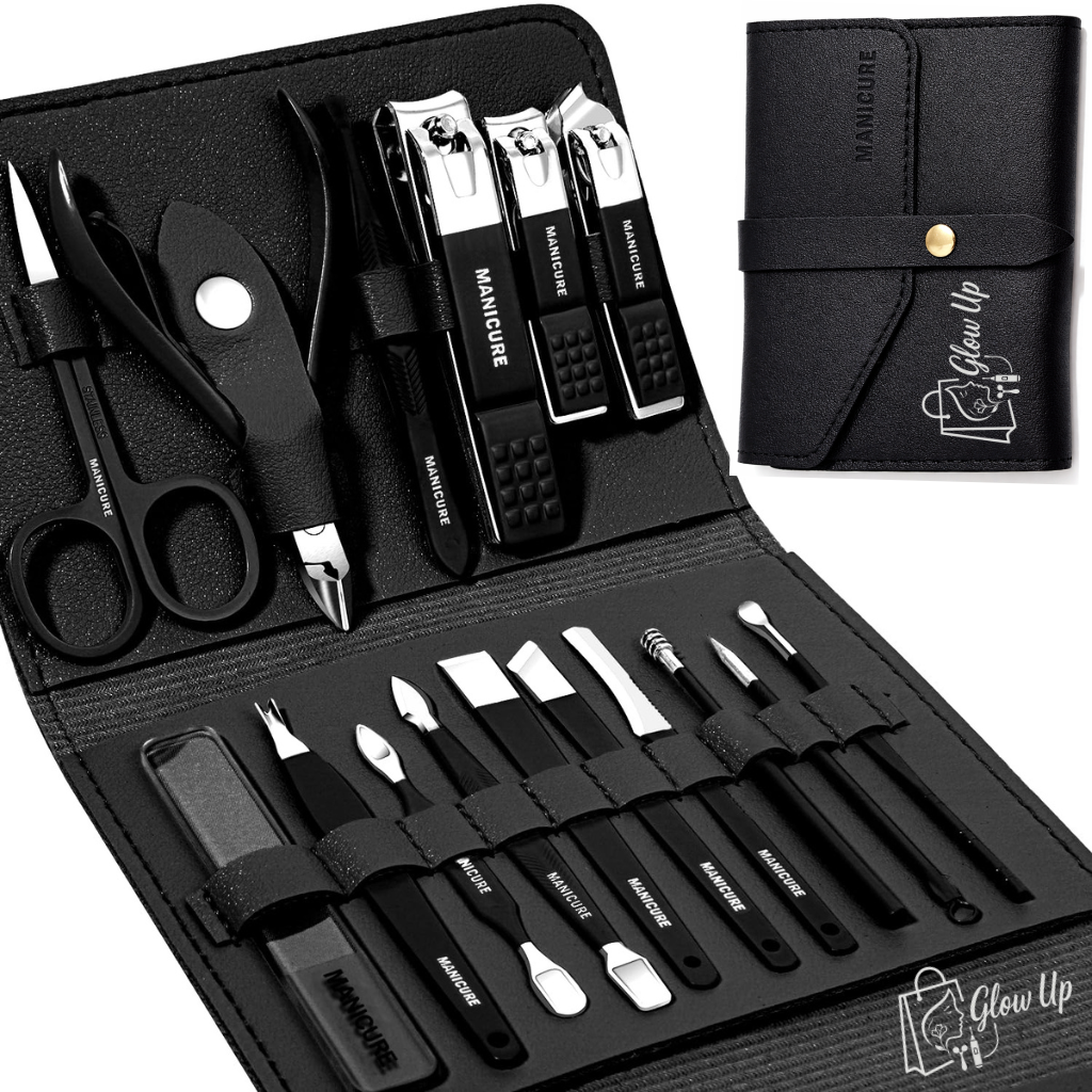 Set Profesional de Manicura y Pedicura 16 Piezas GlowUp™