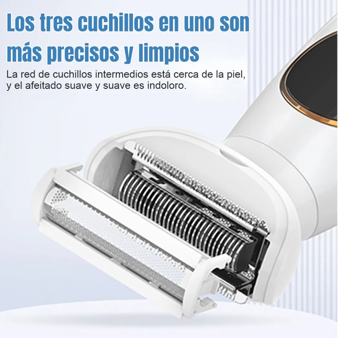Afeitadora Eléctrica 5 en 1 Multifunción Recargable e Impermeable™
