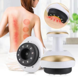 MASAJEADOR INTELIGENTE GUA SHA ELÉCTRICO 5 EN 1 (EMS + CALOR + VACÍO + LUZ ROJA)(TM)