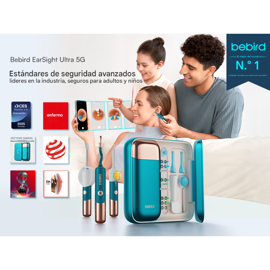 Otoscopio Inteligente Bebird EarSight Ultra™