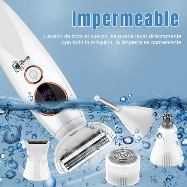 Afeitadora Eléctrica 5 en 1 Multifunción Recargable e Impermeable™