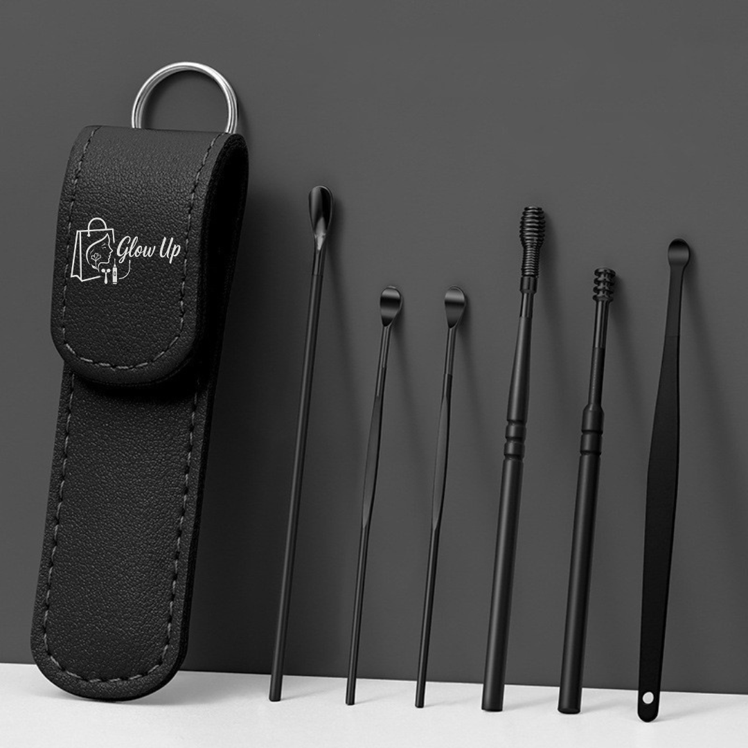 9 Set Limpiador de oídos de Acero Inox™