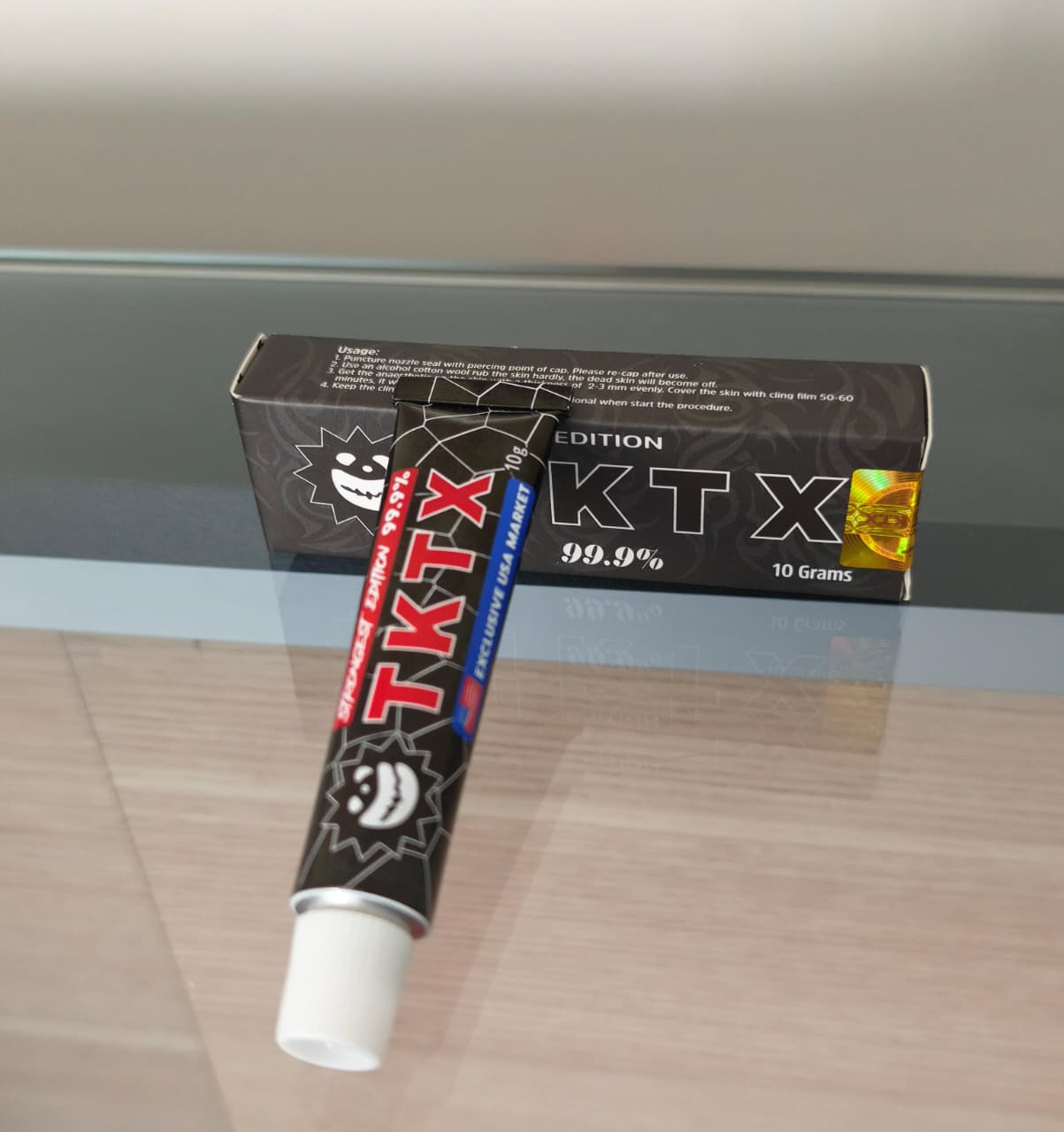 TKTX Premium Edition 99.9% – Crema Anestésica Profesional para Tatuajes y Micropigmentación™