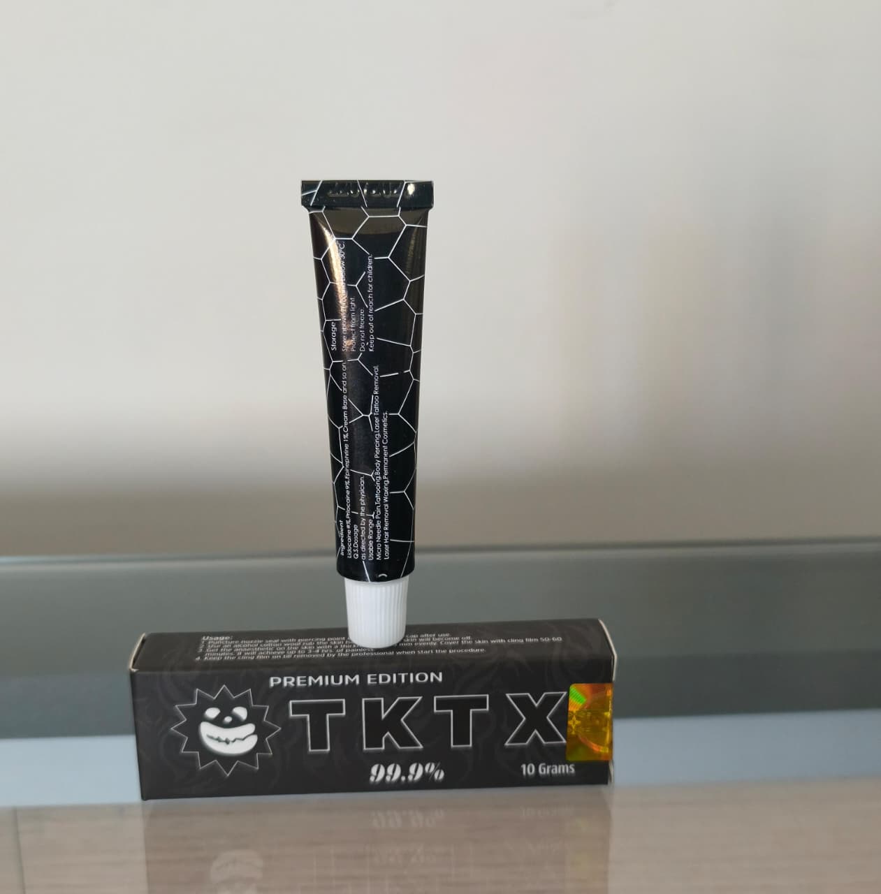 TKTX Premium Edition 99.9% – Crema Anestésica Profesional para Tatuajes y Micropigmentación™